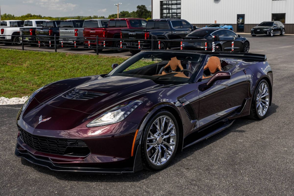 Black 2017 Chevrolet Corvette Z06 2LZ Convertible RWD Convertible Rear-Wheel Drive Automatic